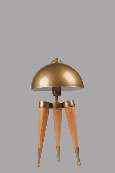 Lumexx STİL NATUREL ESKİTME RETRO BAŞLIKLI MASA LAMBASI - Resim 4