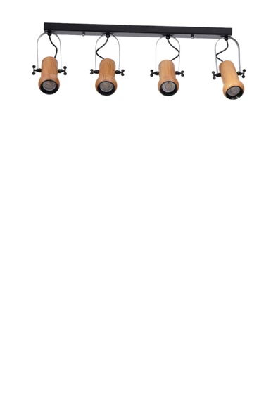 Lumexx PASCAL 4 LÜ SIRALI NATUREL PLAFONYER AVİZE - Resim 4