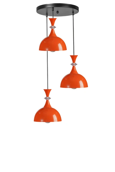 Lumexx AKAY 3 LÜ TEPSİLİ TURUNCU SARKIT - Resim 2