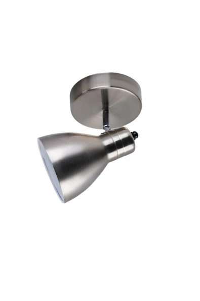 Lumexx OTİS TEKLİ MAT KROM PLAFONYER AVİZE - Resim 2