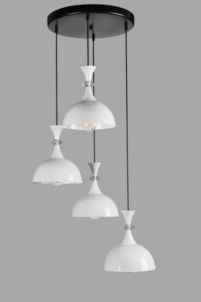 Lumexx AKAY 4 LÜ TEPSİLİ BEYAZ SARKIT - Resim 3