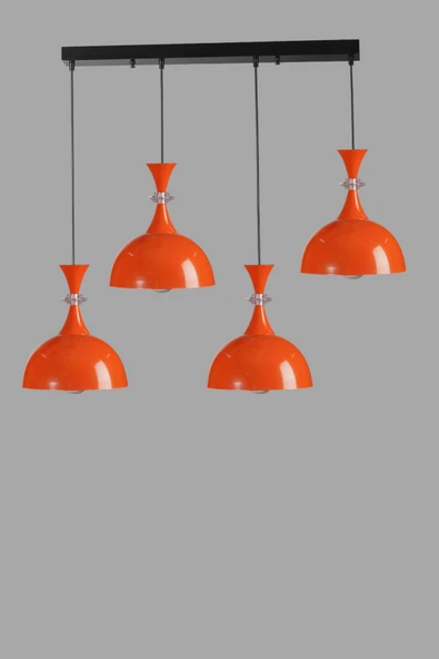 Lumexx AKAY 4 LÜ SIRALI TURUNCU SARKIT - Resim 3