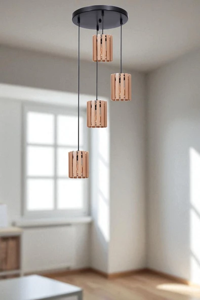 Lumexx KASNAK 4 LÜ TEPSİLİ NATUREL SARKIT ürün görseli