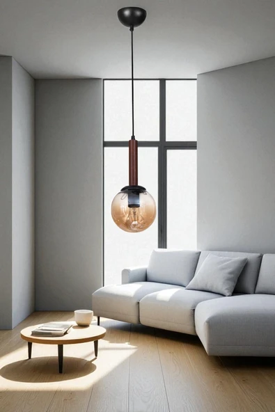 Lumexx IŞIL TEKLİ CEVİZ BAL CAMLI SARKIT ürün görseli