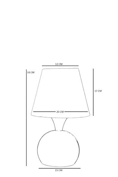 Lumexx OLİVER SİYAH HASIR SİYAH ABAJURLU MASA LAMBASI - Resim 5