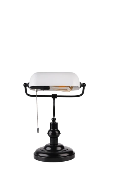 Lumexx BANKER SİYAH-BEYAZ MASA LAMBASI - Resim 4