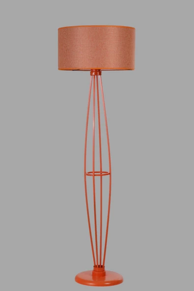 Lumexx HEDAR TURUNCU LAMBADER SİLİNDİR HASIR TURUNCU ABAJURLU - Resim 3