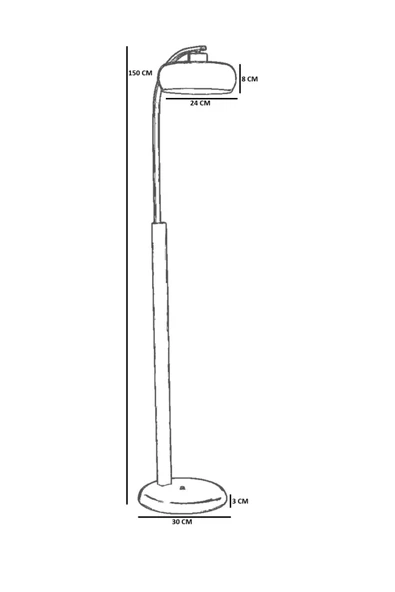 Lumexx BUKE CEVİZ LAMBADER SMİTH SİYAH BAŞLIKLI - Resim 4