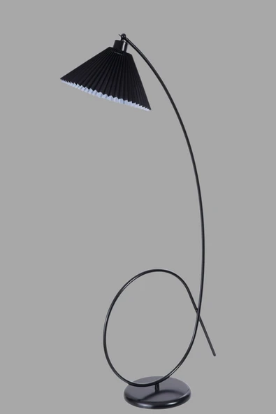 Lumexx KAYA SİYAH LAMBADER PİLELİ SİYAH ABAJURLU - Resim 3