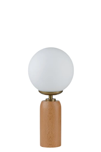 Lumexx LOLE NATUREL BEYAZ CAMLI MASA LAMBASI - Resim 3