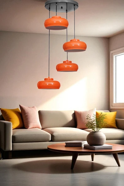 Lumexx SMİTH 4 LÜ TEPSİLİ TURUNCU SARKIT ürün görseli