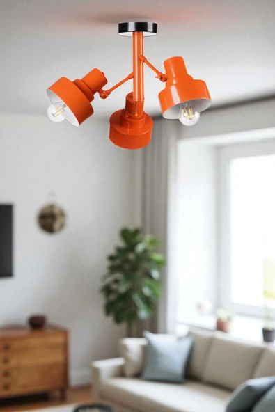 Lumexx JESUS 3 LÜ TURUNCU PLAFONYER AVİZE ürün görseli