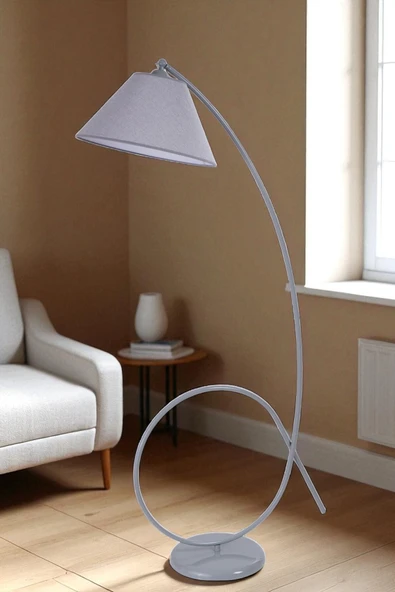 Lumexx KAYA GRİ LAMBADER PRAMİT HASIR GRİ ABAJURLU ürün görseli