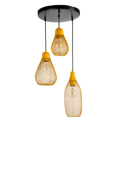 Lumexx KARMAŞIK 3 LÜ TEPSİLİ SARI SARKIT - Resim 2