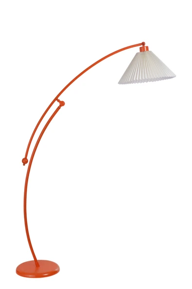 Lumexx ZÜMRA TURUNCU LAMBADER PİLELİ KREM ABAJURLU - Resim 2