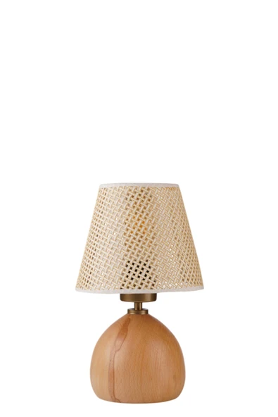 Lumexx CAMERON NATUREL PETEK ABAJURLU MASA LAMBASI - Resim 3