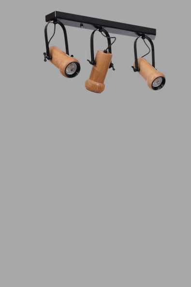 Lumexx PASCAL 3 LÜ SIRALI NATUREL PLAFONYER AVİZE - Resim 3