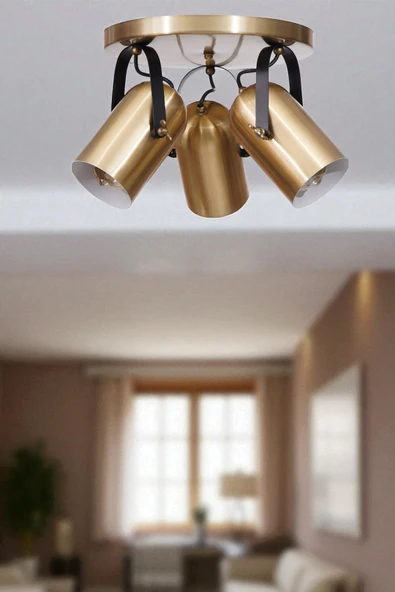 Lumexx LONDON 3 LÜ TEPSİLİ ESKİTME PLAFONYER AVİZE ürün görseli