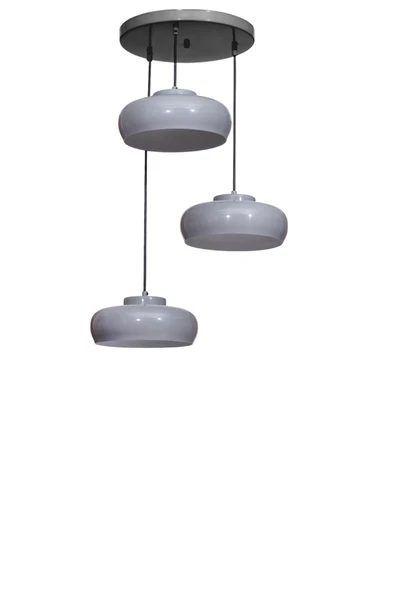 Lumexx SMİTH 3 LÜ TEPSİLİ GRİ SARKIT - Resim 2