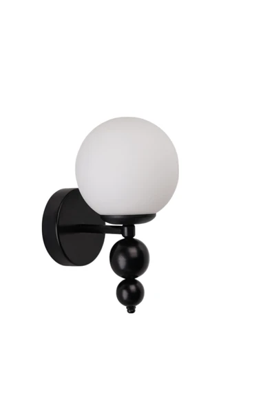 Lumexx YAREN SİYAH BEYAZ CAMLI APLİK - Resim 2