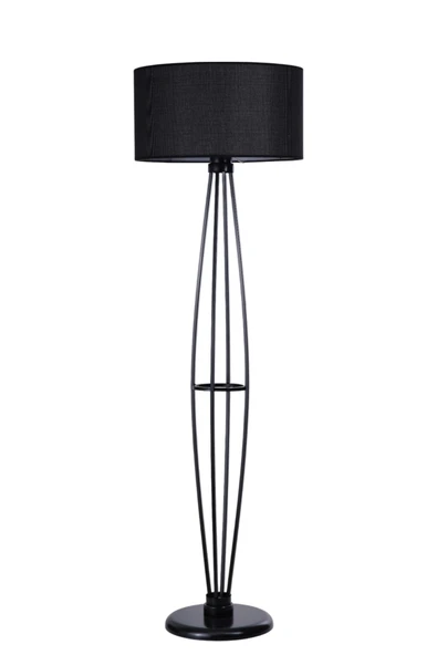 Lumexx HEDAR SİYAH LAMBADER SİLİNDİR HASIR SİYAH ABAJURLU - Resim 2