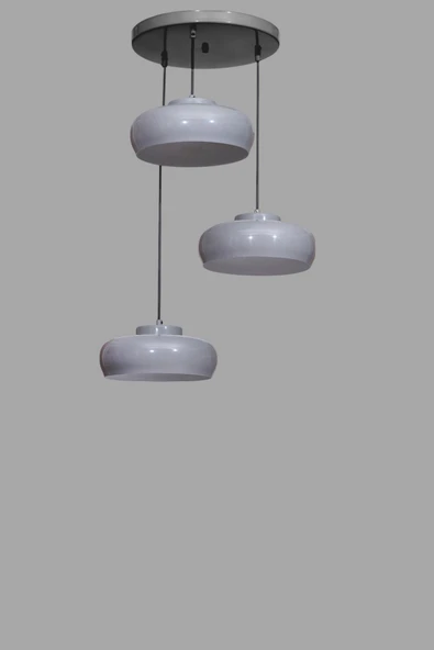 Lumexx SMİTH 3 LÜ TEPSİLİ GRİ SARKIT - Resim 3