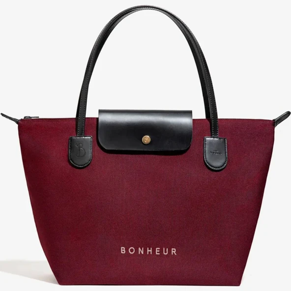 BONHEUR N 7 Kanvas Çanta- Cherry Red ürün görseli 1