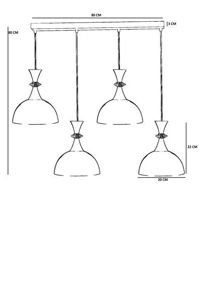 Lumexx AKAY 4 LÜ SIRALI TURUNCU SARKIT - Resim 4