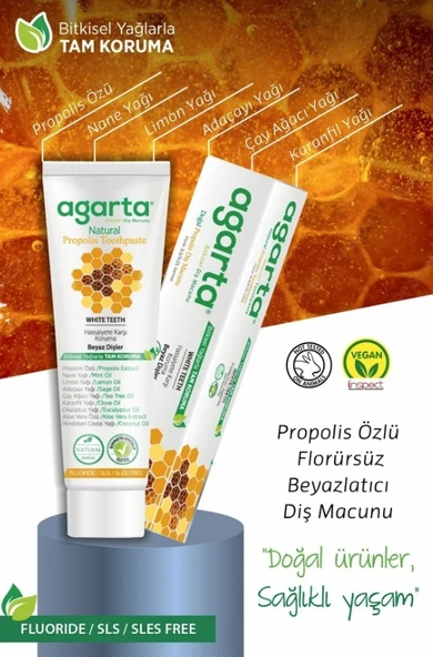 Agarta Doğal Propolis Diş Macunu 100 ml - 6