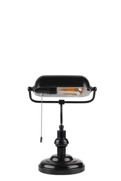 Lumexx BANKER SİYAH MASA LAMBASI - Resim 5