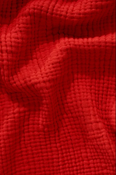 Rayme Textile Müslin Yatak Örtüsü Ultra Yumuşak Yüksek Kaliteli 4 Kat Muslin Pike (Tek Kişilik (240x280 cm) - Resim 2