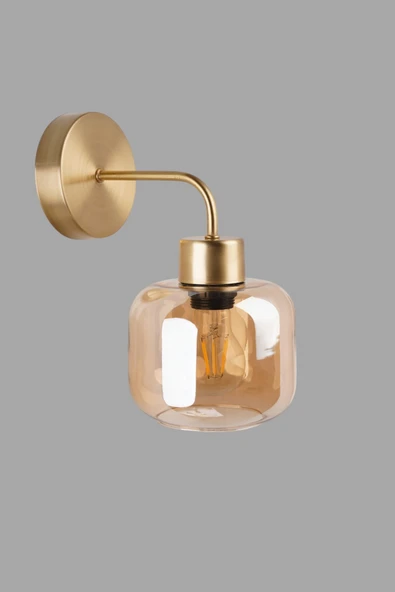 Lumexx PARLA ESKİTME BAL CAMLI APLİK - Resim 3