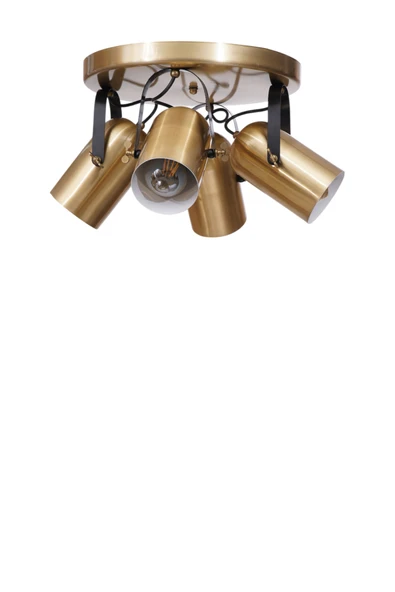 Lumexx LONDON 4 LÜ TEPSİLİ ESKİTME PLAFONYER AVİZE - Resim 2