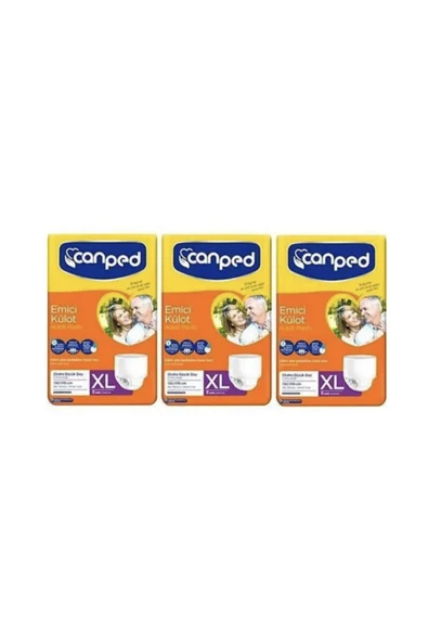Emici Külot Hasta Bezi Ekonomik Paket 3x30'lu 90 Adet Extra Büyük Boy ürün görseli
