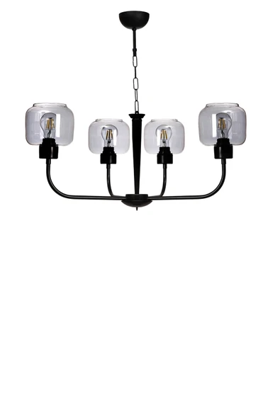 Lumexx APOLLO 4 LÜ ESKİTME FÜME CAMLI AVİZE - Resim 2