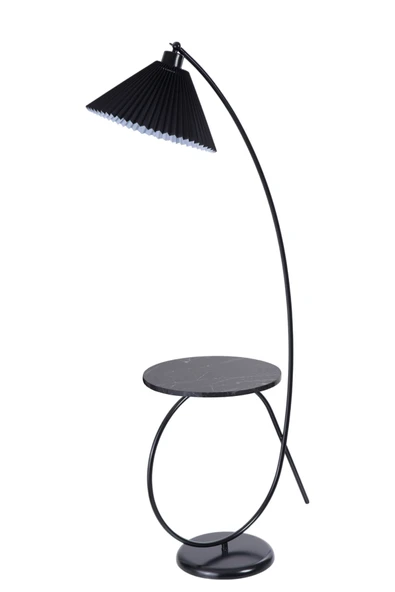 Lumexx KAYA SEHBALI SİYAH LAMBADER PİLELİ SİYAH ABAJURLU - Resim 2