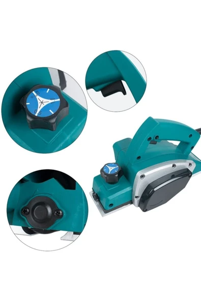 stilmax Sjs Metal Sanzıman 3000 W Çift Bıçaklı Professional Planya Makinası + Bıçak - Resim 4