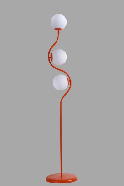 Lumexx TURAN 3 LÜ TURUNCU LAMABDER BEYAZ CAMLI - Resim 3