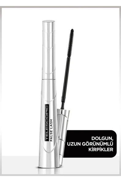 L'Oreal Paris Paris False Lash Telescopic Fiber Siyah Maskara