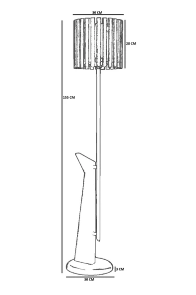 Lumexx BERZAN NATUREL LAMBADER KASNAK BAŞLIKLI - Resim 4