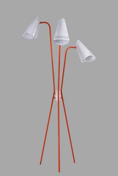 Lumexx YENİ AKASYA 3 LÜ TURUNCU LAMBADER BEYAZ LAZER BAŞLIKLI - Resim 3