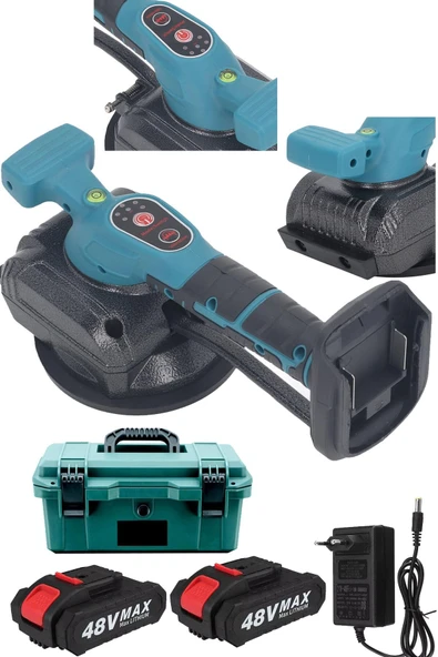 STAXX POWER Üst Kalite Birinci Sınıf x2 Çift Akülü Çantalı Titreşimli Vantuz Seramik Fayans Döşeme Tutma Mak ürün görseli 1