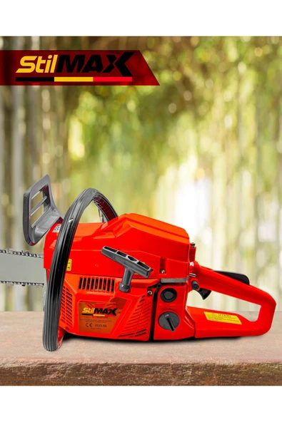 stilmax Germany Çelik Karbüratör Turbo X9900 Benzinli Testere Ağaç Kesme Makinası Hızar Ormancı Kesim Motor - Resim 2