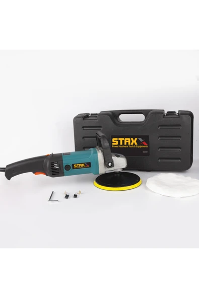 STAXX POWER Pro 6 Kademeli Devir Ayarlı Polisaj Makinası 3500 W Pasta Cila Polisaj Zımpara Makinesi - Resim 3
