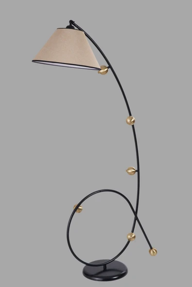 Lumexx YEKTA SİYAH LAMBADER PRAMİT HASIR ABAJURLU - Resim 3