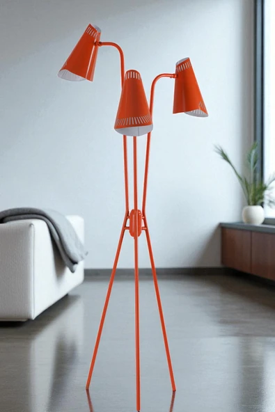 Lumexx YENİ AKASYA 3 LÜ TURUNCU LAMBADER LAZER BAŞLIKLI ürün görseli