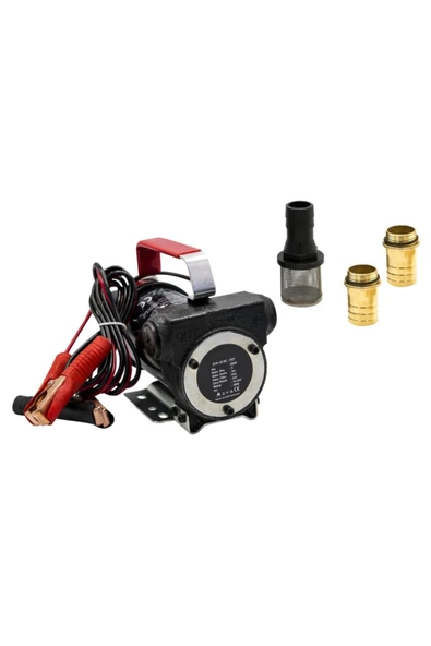 STAXX POWER 24v Paslanmaz Kendinden Emişli Elektrikli Taşınabilir Yakıt Sıvı Yağ Aktarma Mazot Aktarma Pompası - Resim 2