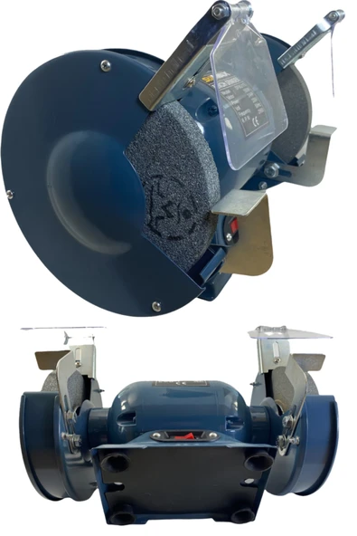 stilmax Germany Type 175mm 550watt Tezgah Üstü Taşlama Bakır Sargı Bıçak Balta Bileme Çark Taşı Taş Motoru ürün görseli 1