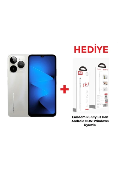 General Mobile GM Era 30 Pro Dual 8 256 Cep Telefonu Stellar White