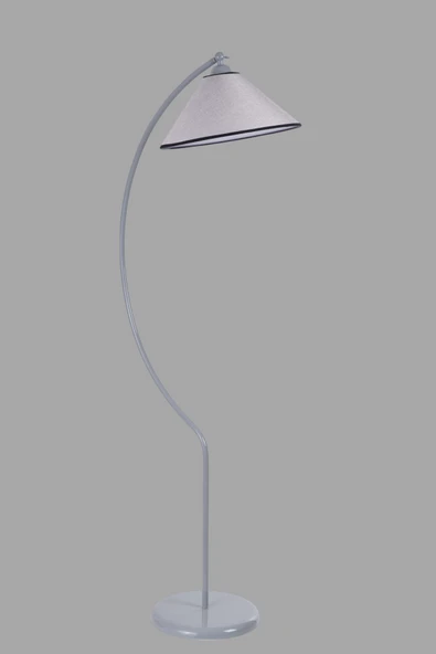 Lumexx OGEDAY GRİ LAMBADER HASIR GRİ ABAJURLU - Resim 3